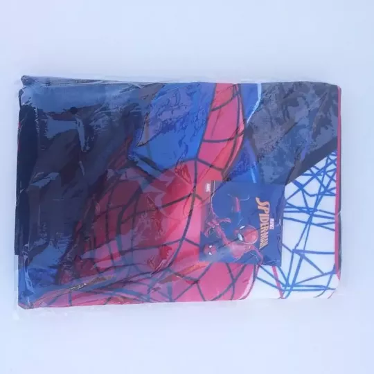 Serviette Drap De plage, Piscine  Microfibres SPIDERMAN Wall Crawler Emballer