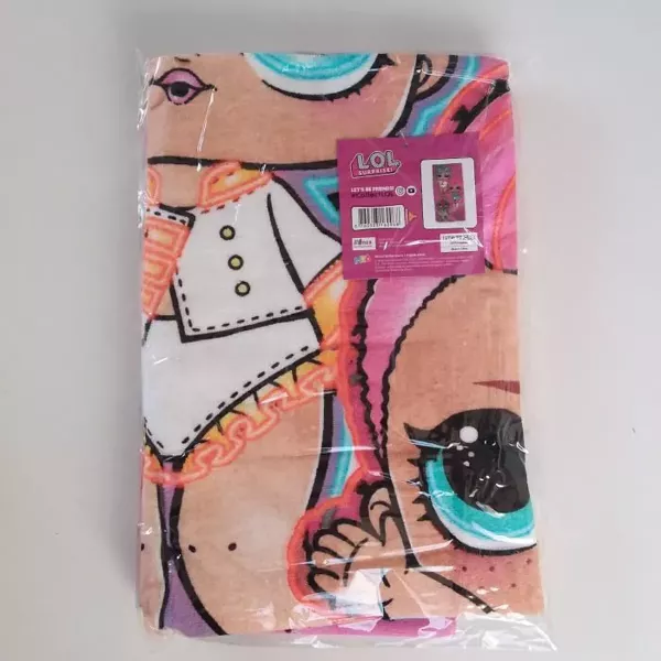 Serviette Drap De plage, Piscine Microfibres Poupée LOL Surprise Emballage