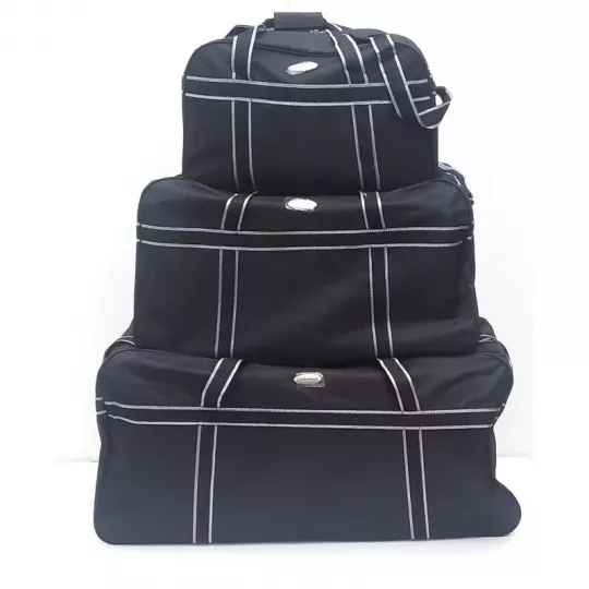 70 cm (Moyen) Noir Sacs de Voyage á Bandoulière Diplomat Paris 3 Tailles