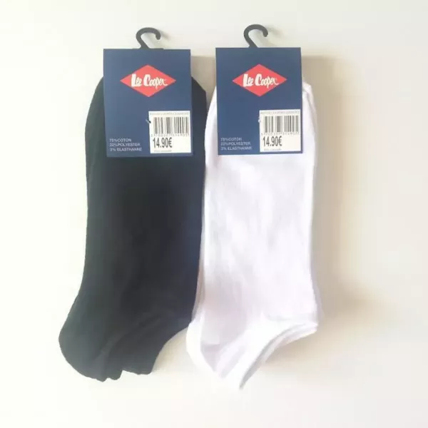 Lot De 6 Paires De Socquettes Chaussette Courte De Qualité LEE COOPER Arrière