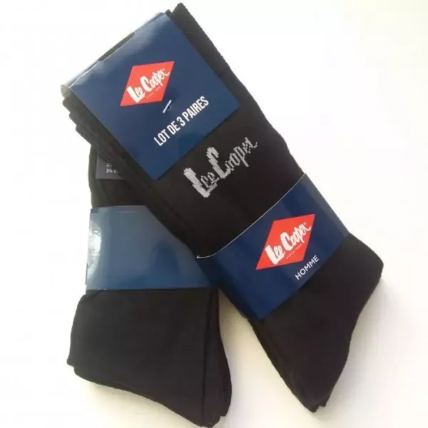 Lot De 6 Paires De Chaussettes Noires Mi Longues LEE COOPER Principale