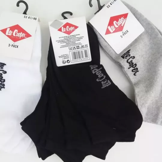Lot de 9 Paires Socquettes Chaussettes Courte LEE COOPER Etiquettes