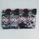 Lot de 12 Paires Chaussettes Femmes Mi Hautes Imprimé Animaux Noires Lot Fournie
