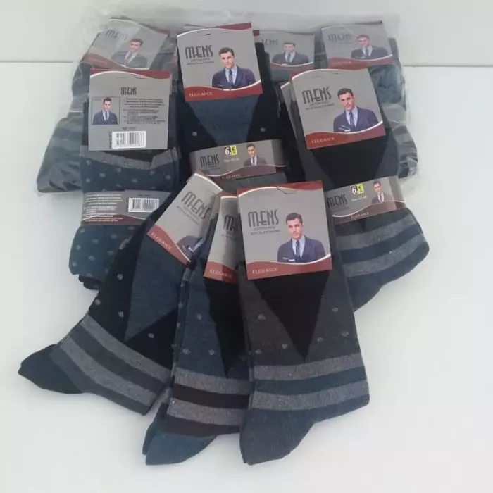 Lot de 12 paires de Chaussettes Hommes Mi Longues MENS Principale