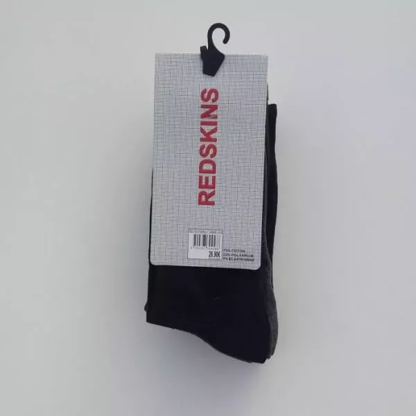 Lot de 6 Paires de Chaussettes Classiques Mi Hautes REDSKINS Etiquette