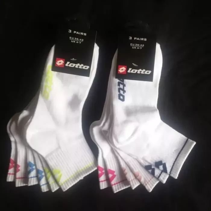 Lot de 6 Paires de Chaussettes Courtes LOTTO Extensibles Principale