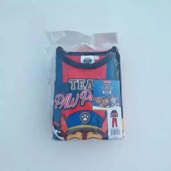 Pyjama 2 Pieces Polaire Enfants Rouge Team Pat Patrouille 5 Tailles Emballage