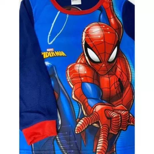 Pyjama 2 Pieces Polaire Enfants SPIDERMAN Rouge-Bleu 5 Tailles Zoom