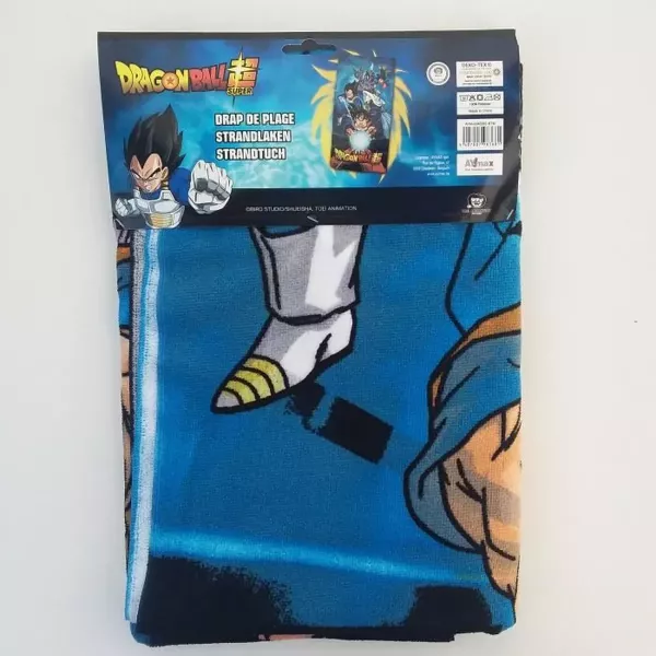 Serviette Drap De plage, Piscine Microfibres DRAGON BALL Z SUPER Face Arrière