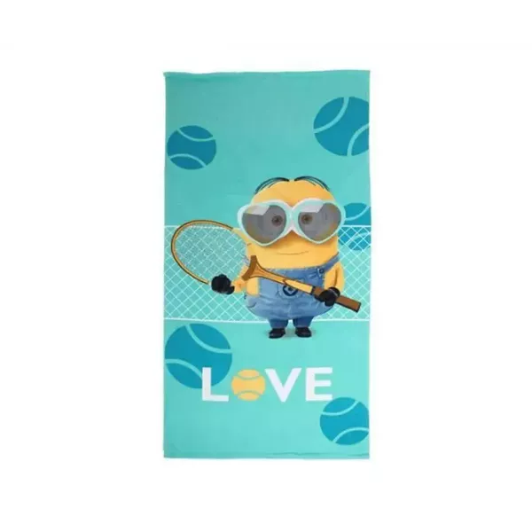 Serviette Drap De Plage, Piscine Microfibres Les Minions Love Principale