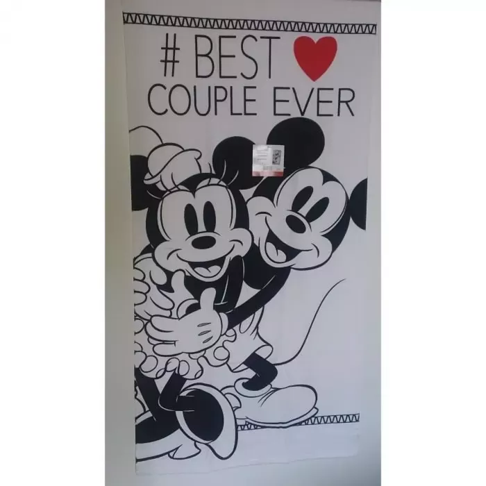 Serviette Drap De Plage, Piscine Microfibres Mickey et Minnie Principale