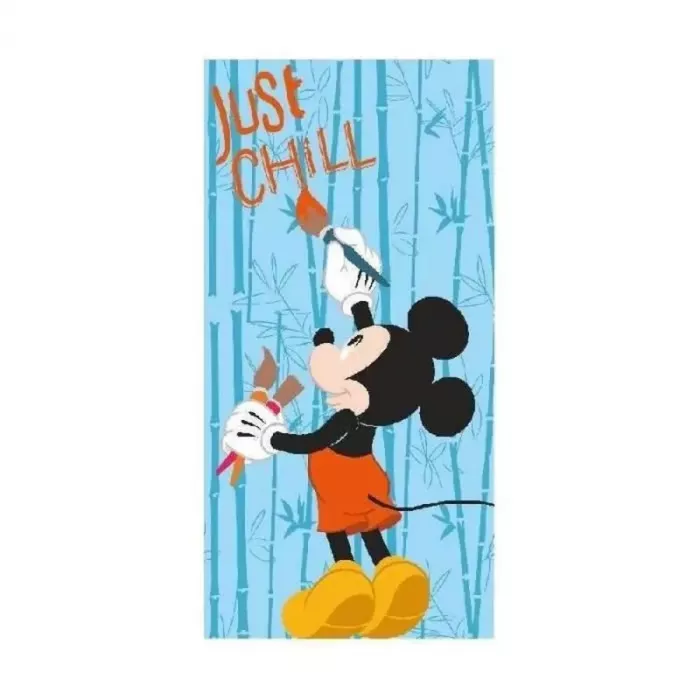 Serviette Drap De Plage, Piscine Microfibres Mickey Just chill Principale