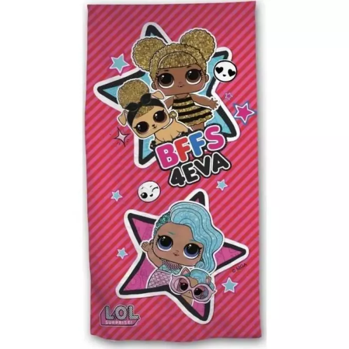 Serviette Drap De plage, Piscine Microfibres Poupée LOL Principale