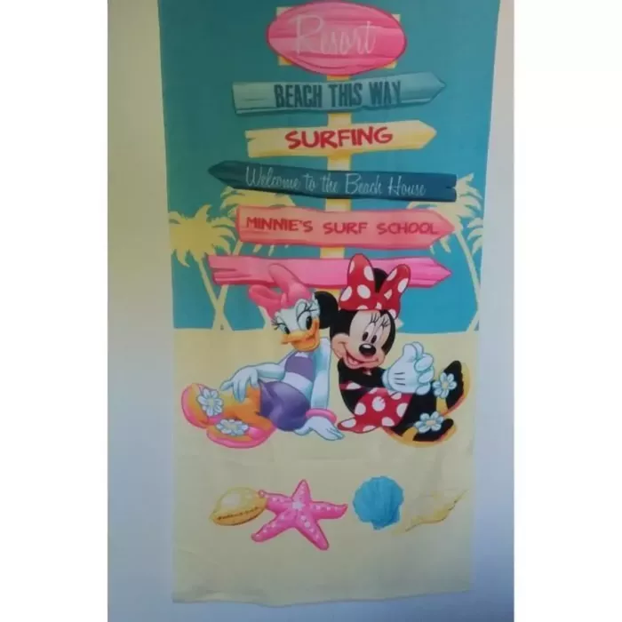 Serviette Drap De Plage, Piscine Microfibres Minnie & Daisy Principale