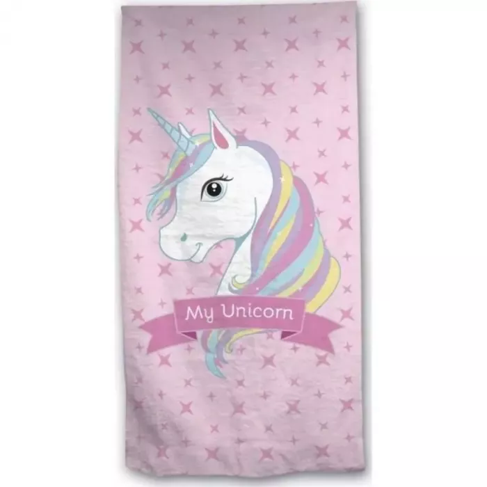 Serviette De Plage Piscine Drap De Bain Microfibres Ma Licorne Principale