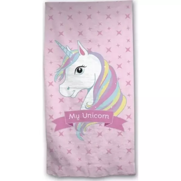 Serviette De Plage Piscine Drap De Bain Microfibres Ma Licorne Principale