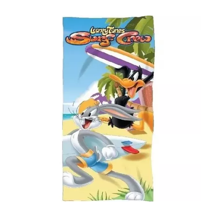 Serviette De Plage Piscine Drap De Bain Microfibres Looney Tunes-Bugs Bunny Principale