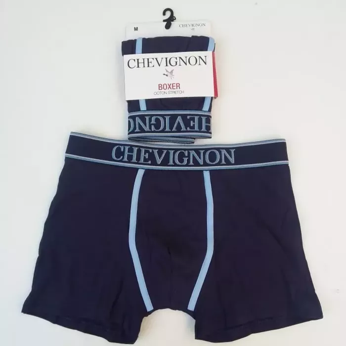 Caleçon Boxer Hommes CHEVIGNON Du S au 2XL Au Choix Bleu Marine / Bleu Clair Principale