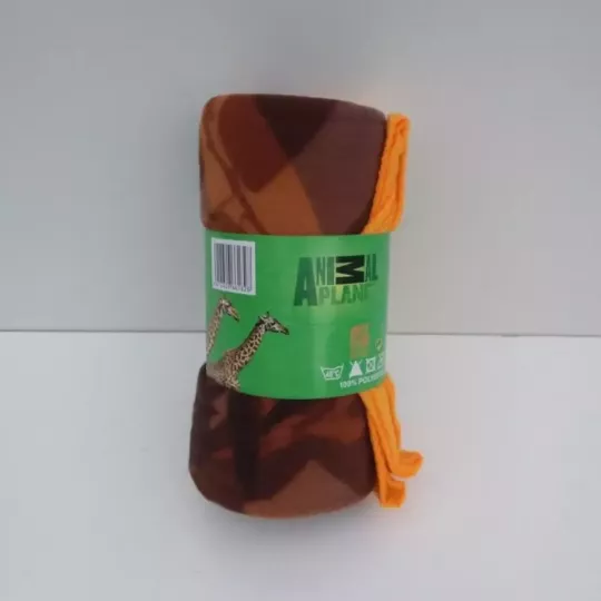 Plaid Polaire Planet AniMal Girafe Etiquette