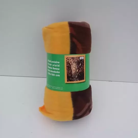 Plaid Polaire Planet AniMal Girafe Emballage