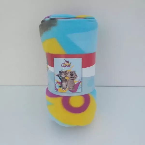 Petite Couverture Plaid Polaire Talking Friends Etiquette Face