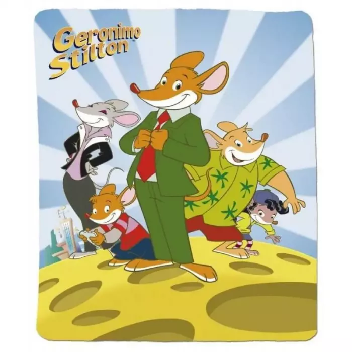 Plaid Petite Couverture Polaire Geronimo Stilton Principale