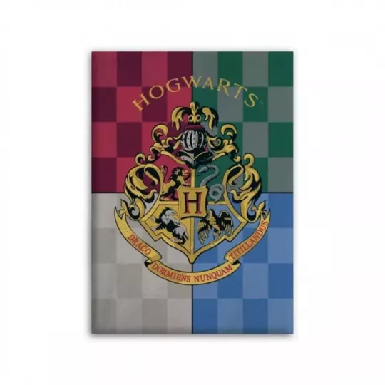 Plaid Petite Couverture Polaire Harry Potter Hogwarts Principale