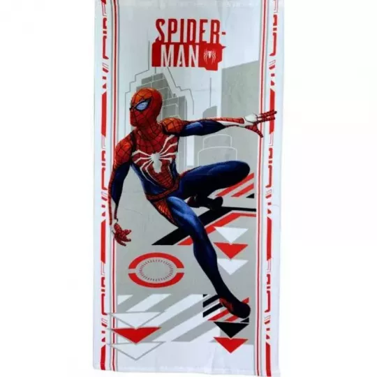 Serviette Drap De plage, Piscine Microfibres SPIDERMAN Blanc Principale