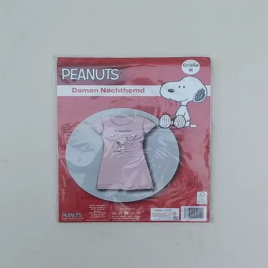 Snoopy Chemise de Nuit pour Femme " The Snoopy Danse " Rose