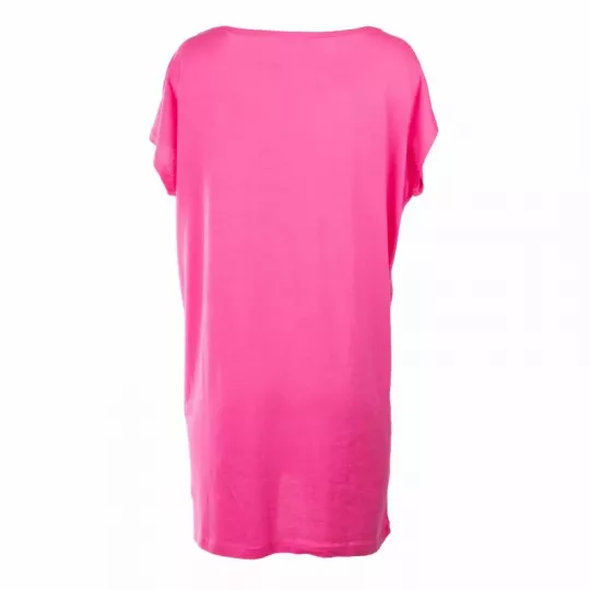 Chemises de Nuit Rose Fushia Taille Unique Coton Marque Française ETINCELLE Arriere