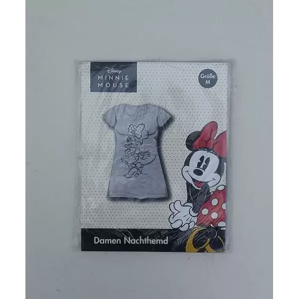 Chemise de Nuit MINNIE Disney Pour Femme Grise Emballage