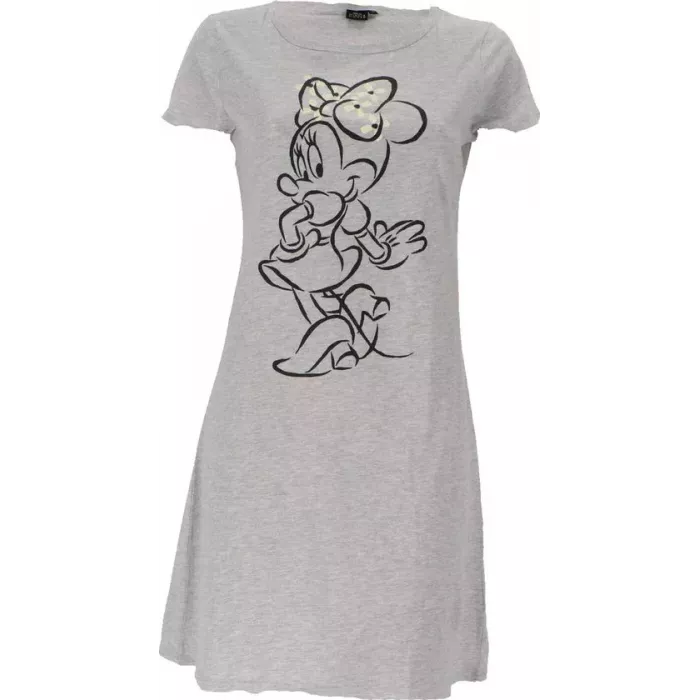 Chemise de Nuit MINNIE Disney Pour Femme Grise Principale