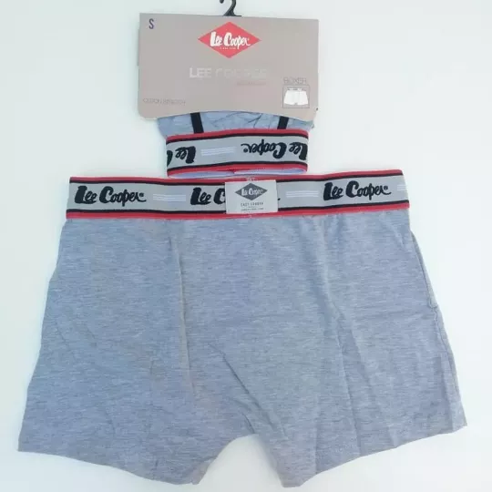 Caleçon Boxer Hommes LEE COOPER du S au 2XL Gris Arriere