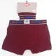 Caleçon Boxer Hommes LEE COOPER du S au 2XL Bordeaux-Noir Arriere