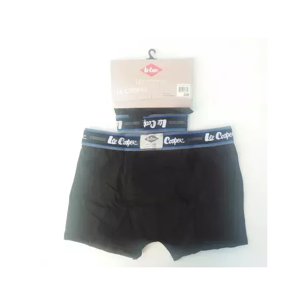 Caleçon Boxer Hommes LEE COOPER du S au 2XLNoir-Bleu Derriere