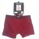Caleçon Boxer Hommes REDSKINS du S au 2XL Bordeaux-Beige Arriere