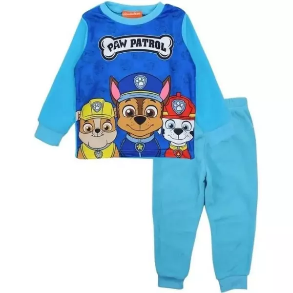 Pyjama Polaire Enfants 2 Pièces PAT PATROUILLE Bleu Clair 6 tailles Principale