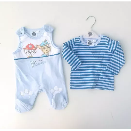 Ensemble pyjama, Grenouillére 2 Pièces Pour Nouveau-Né PAT PATROUILLE 4 Tailles 2 Pieces