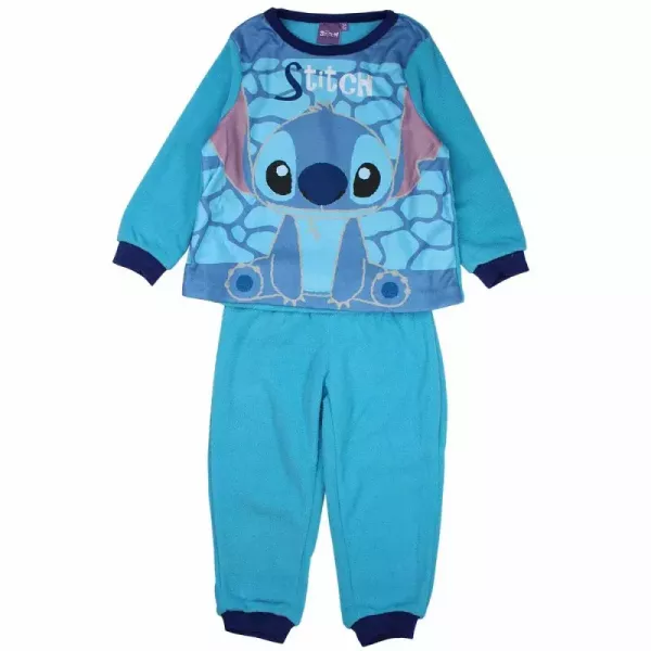 Pyjama 2 Pièces Polaire Bleu Clair Enfants STITCH 5 Tailles Principale