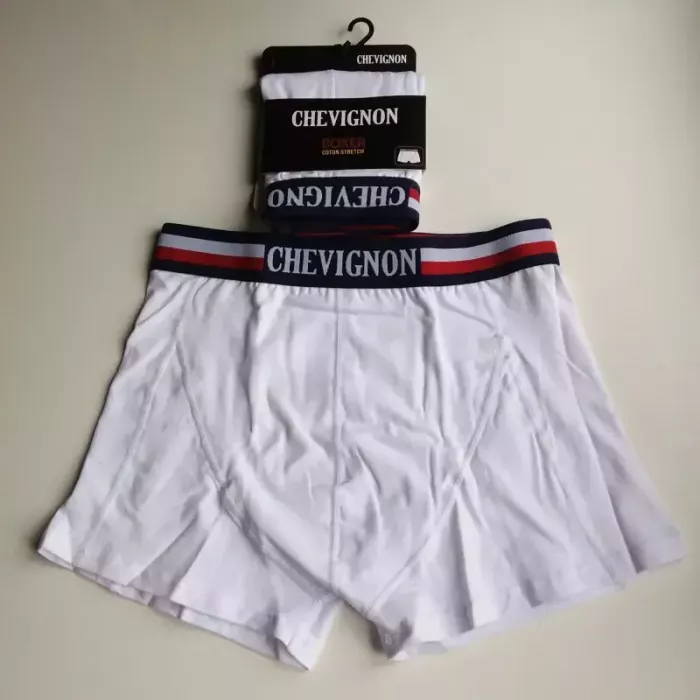 Caleçon Boxer Hommes CHEVIGNON Du S au 2XL Au Choix Blanc Face