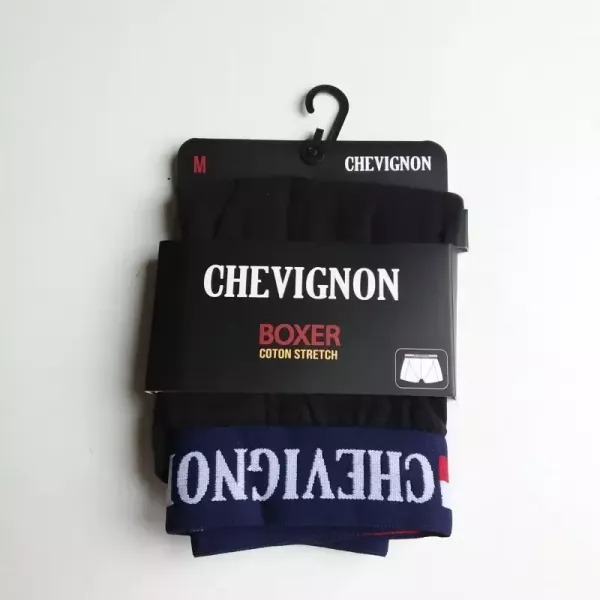 Caleçon Boxer Hommes CHEVIGNON Du S au 2XL Au Choix Bleu Marine Etiquette