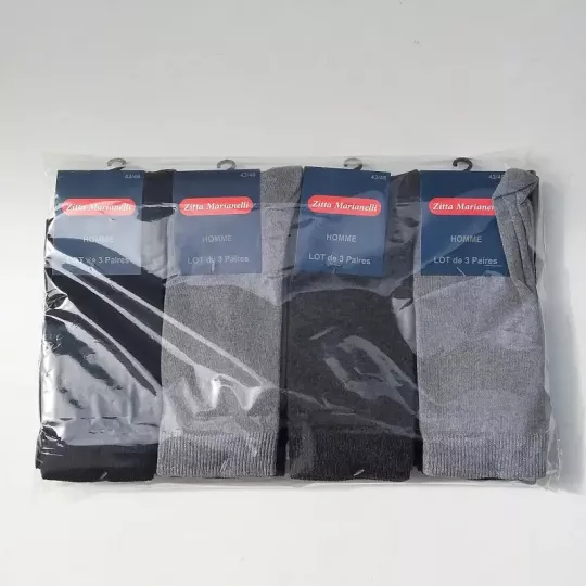 Lot de 12 Paires Chaussettes de Villes Unies Mi Longues ZITTA MARIANELLI Arrière