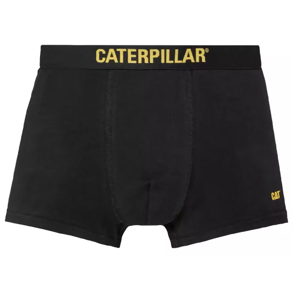 Caterpillar Lot de 2 boxers homme Noir et Jaune