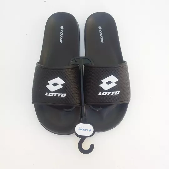 Claquettes Mules Marque LOTTO Noire Cintre