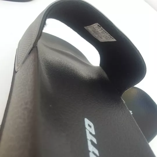 Claquettes Mules Marque LOTTO Noire & Grise Etiquette