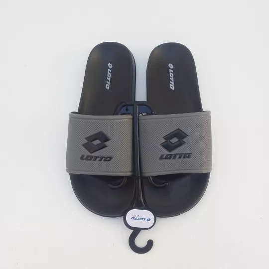 Claquettes Mules Marque LOTTO Noire & Grise Cintre