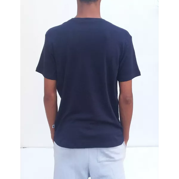 Tee Shirt Uni US POLO 100% Coton du S au XL Bleu Marine Do