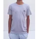 Tee Shirt Uni US POLO 100% Coton du S au XL Gris Clair Principale