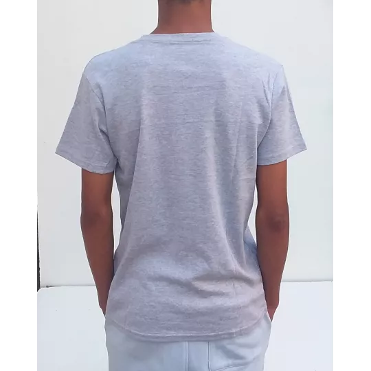 Tee Shirt Uni US POLO 100% Coton du S au XL Gris Clair Do