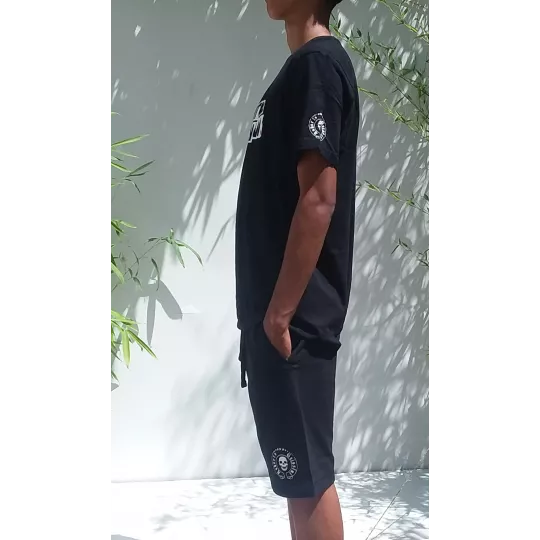 Ensemble Short Tee Shirt Marque Roberto Geissini 100% Coton Coté